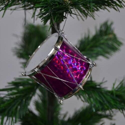 Acarim christmas Tree Ornament Silvery Drum 12'li christmas decorations рождественские украшения