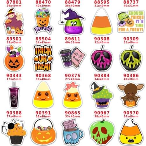 DIY Decoration Crafts Accessories 30pcs Per Halloween Character Planar Resin PR88470