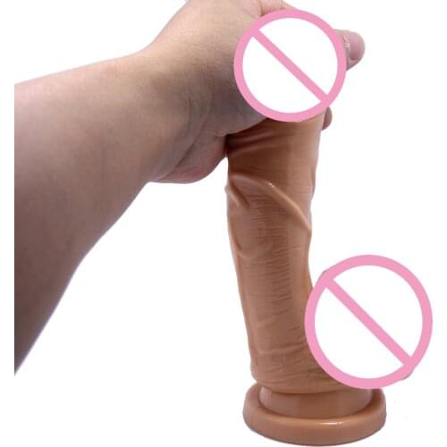 APHRODISIA huge dildo 7'' Sex Big Glans Penis Female Sex Super Dildo Toys Dildos With Strong Suction Cup sex products for women