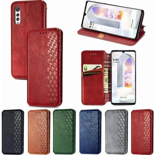 Velvet 5G Fashion PU Leather Flip Case For LG Velvet 5G Mobile Phone Bag Magnetic Suction Cover