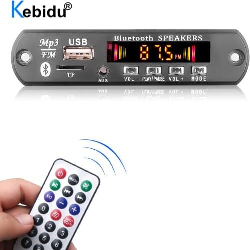 Wireless Bluetooth MP3 Decoder Board Module 25W + 25W Amplifier Handsfree MP3 Player USB Voice Record FM AUX Radio For Speaker