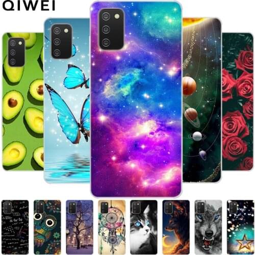 For Samsung A02S Case Painted Clear Soft TPU Phone Cases For Samsung Galaxy A02S Silicone Cover A025F 6.5'' Coque A 02S 2021
