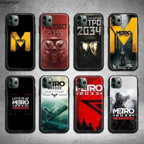 Metro 2033 Phone Case for iphone 12 pro max 11 pro XS MAX 8 7 6 6S Plus X 5S SE 2020 XR case