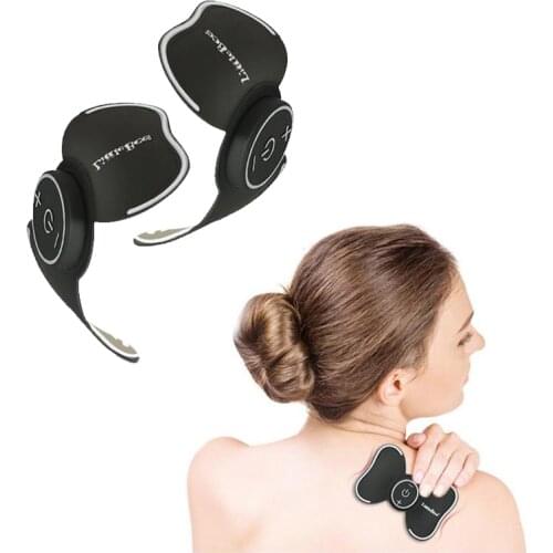 TENS Pulse Massager EMS Massage Sticker 5 Modes 10 Gears Rechargeable Muscle Massage Relaxation Pain Relief