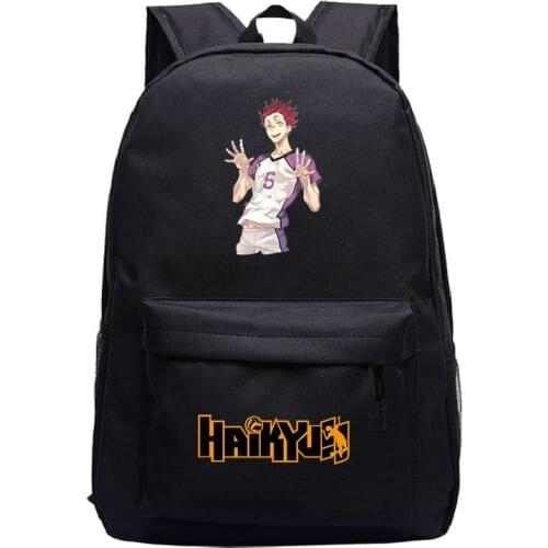 Haikyuu!! Hinata Syouyou Kageyama Tobio Cartoon Cosplay Schoolbag Unisex Shoulder Bag Travel Bags Fashion Anime Backpack Plecak
