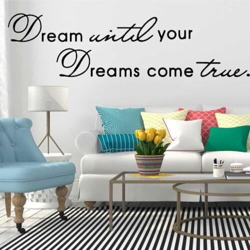 Motivational Quotes Wall Sticker Company Office Decals School Wall Decor Removable Living Room Decoration Inspirational Dream