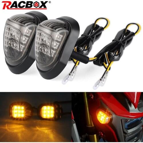 Motorcycle Turn Signal light Flash Mount 9 LEDs Amber Lighting Motorbike Indicators Blinker Lights Tail flasher Lamp