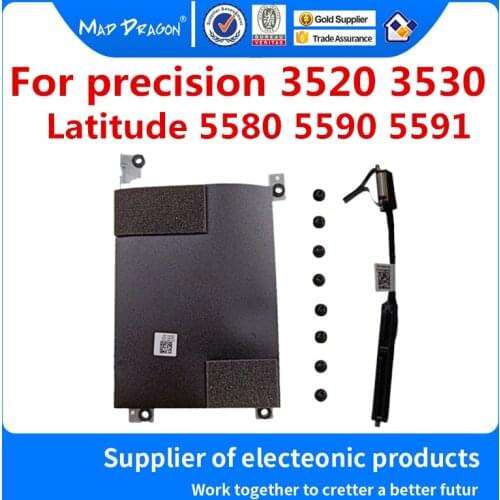 New 06NVFT 6NVFT 06F7DD 6F7DD HDD Cable Hard Drive Caddy Bracket KITS for Dell Latitude 5580 5590 5591 E5580 E5590 M3520 M3530