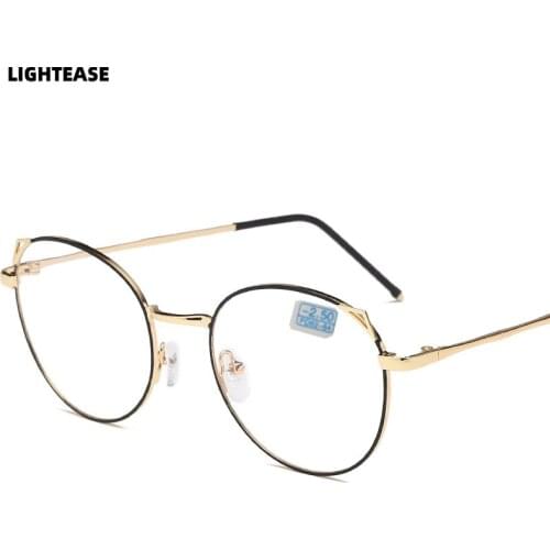New Cat Eye Finished Myopia Glasses Women Men Short Sight Myopic Eye Glasses Female Blue Light Spectacles Diopter -1.0 To -6.0