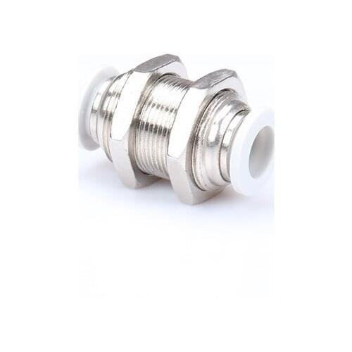 Pneumatic high-end PM air pipe connector fast connector pneumatic accessories partition through 8m cylinder accessories