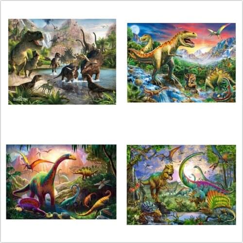 Dpsprue Full Square/Round Drill 5D DIY Diamond Painting "Dinosaur Anima" 3D Embroidery Cross Stitch 5D Home Decor Christmas Gift