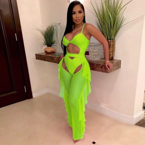 Ropa Mujer Swimwear With Ruffles