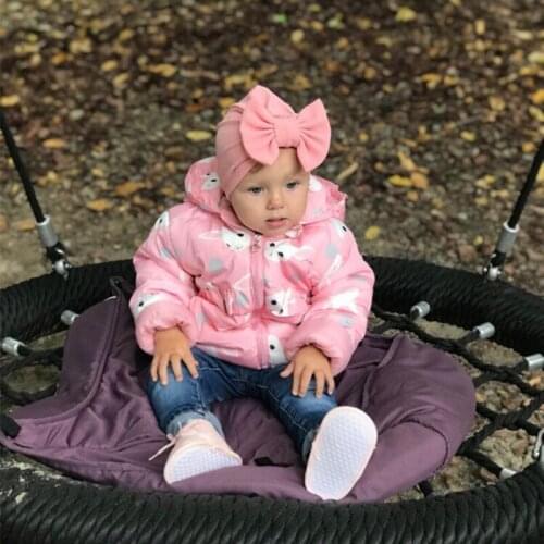 2019 spring autumn kids Hats turban newborn Girls Princess big bow Childrens Hats Baby Beanie Hats accessories