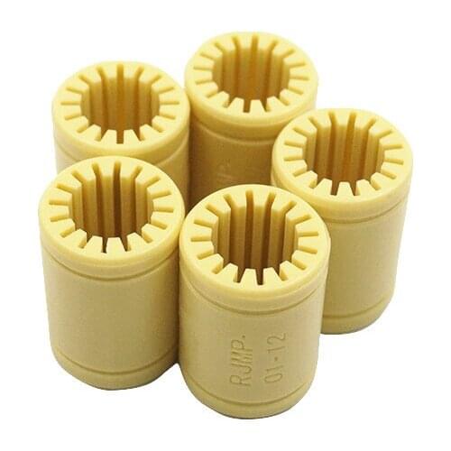 5pcs 3D Printer Solid Plasticr Bearing ID 6/8/10/12mm shaft Igus Drylin RJMP-01-06/01-08/01-10/01-12