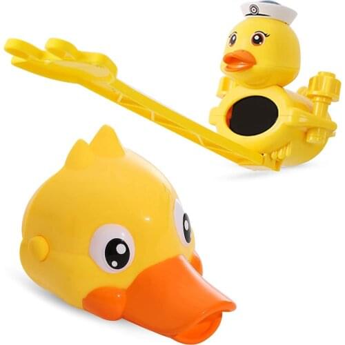 2PCS Kids Faucet Extender Animal Extenders Silicone Tap Extenders Antispattering Children Hand Washing Sink Handle Extender