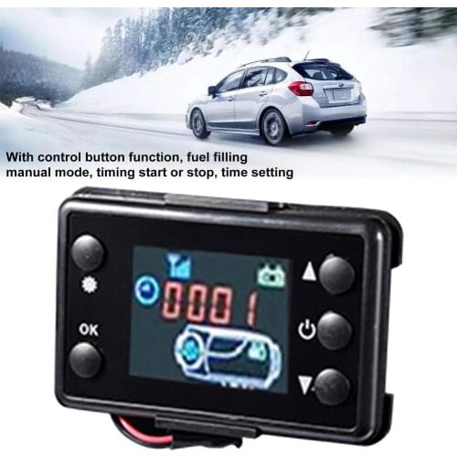 Universal Diesel Fuel Air Parking Heater LCD Switch Controller For Trucks/Motor-home/Boats/Camper Van/Car Heater Accessories