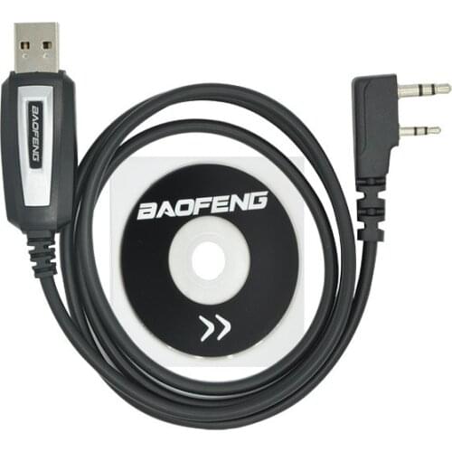 Baofeng USB Programming Cable Driver CD For UV-5RE UV-5R uv5r 888S UV-82 UV-B6 Two Way Radio Walkie Talkie Walkie CB radio yaesu