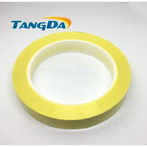 16mm*70M ,70meter Yellow PET High Temperature Withstand Insulate Anti-Flame Adhesive Mylar Tape for Transformer Coil Wrap A