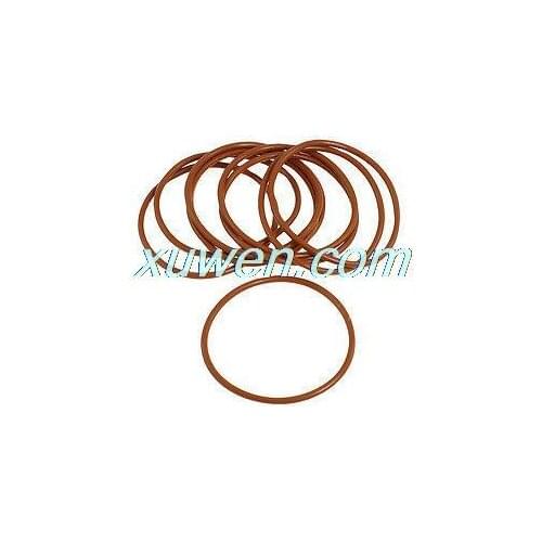 59mm x 65mm x 3mm Filter Housing Silicone O Ring Seal Sealing Washer 10 Pcs
