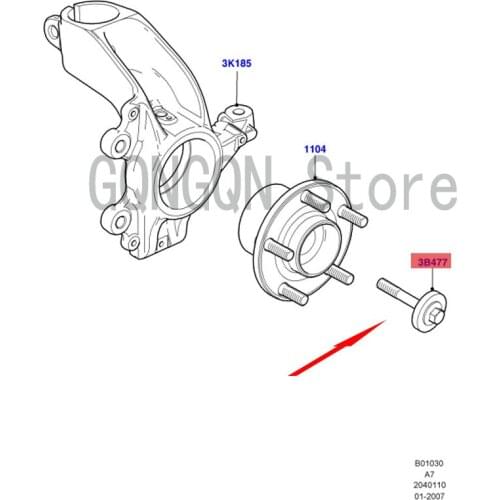 CAR Axle Screw Fixer For dMo nd eoF oc us Crankshaft Pulley Bolt Bracket Screw Tire Screw Anti-theft Screw Sleeve Tool