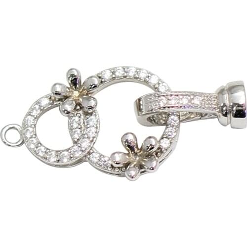 Beadsnice Pearl Necklace Clasps Cord End Clasp for Jewelry Making Handmade Chain Clasp 39258