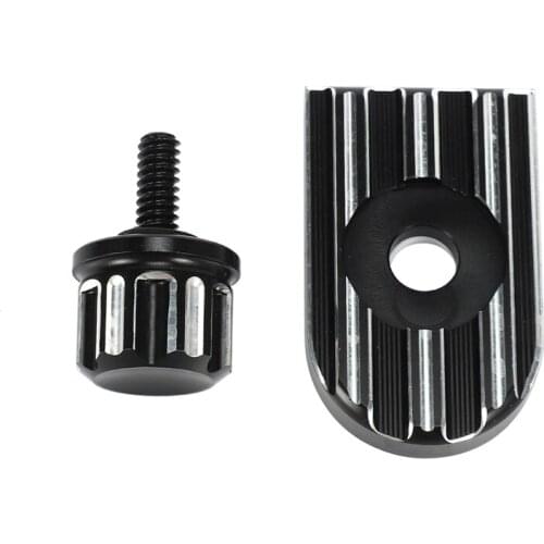 Seat Bolt Tab Screw Mount Knob Cover for Harley Sportster Dyna Touring Ultra Fatboy Road Softail FLHR FLHX