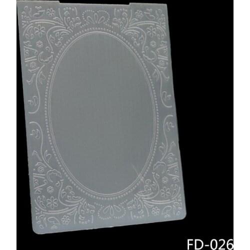 DABOXIBO European Pattern DIY Paper Cutting Dies Scrapbooking Plastic Embossing Folder Size 12.5*18cm