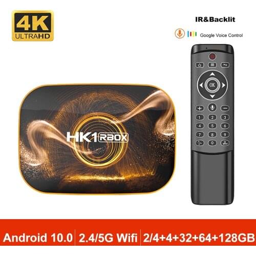 HK1RBOX R1 Android 10.0 Smart TV Box RK3318 2.4G/5G Wifi USB 3.0 Set Top Box Media Player Mini TV Receiver HK1 RBOX DDR3 2GB 4GB