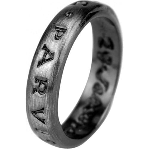 10pcs/lot Vintage Drakes Ring Uncharted 3 Easter Egg Engraved Ring Game Jewelry Cosplay Costume Wholesale