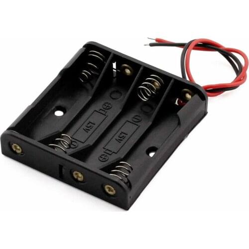 4 x AA Battery Holder Box