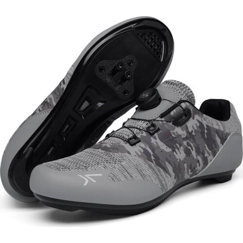 2021 New Flat Speed Women SPD Road Triathlon Race Cycling Shoes Men MTB Mountain Cleats Dirt Biking Sneakers Male Bicycle Shoes