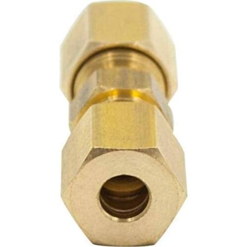The 1/8" OD Compression Union, Brass Compression Fitting