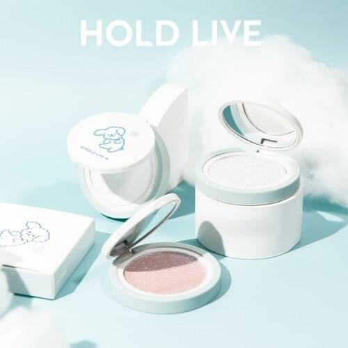 HOLD LIVE Soft And Cute Watery Highlight Powder Mashed Potatoes Natural Makeup Glitter Powder Brighten The Face Naturally TSLM2