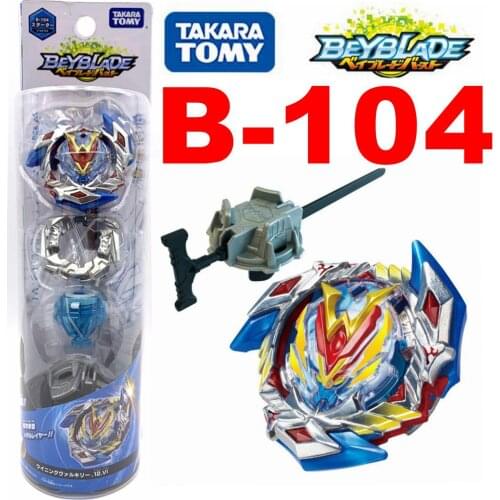 100% Original TAKARA TOMY BEYBLADE BURST STARTER SET W/ LAUNCHER B-104 WINNIG VALKYRIE.12.VI as Childrens Day Tyos