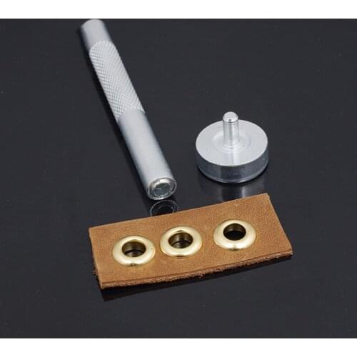 1 sets Eyelets Punch Die Setting Tool Kit For Leather craft Clothing Banner Grommet 3.5/ 4/ 4.5/ 5/ 6/ 8/ 10/ 12mm