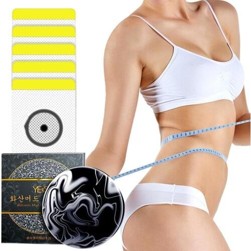 Navel Sticker Volcanic Clay Coffee Slimming Soap Bar Skin Whitening Body Clear Skin Care Fat Burner Slim Patch