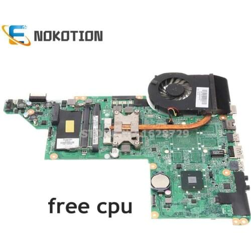 NOKOTION 630281-001 For HP DV6T DV6-3000 Laptop motherboard DA0LX6MB6D0 HM55 DDR3 free cpu+heatsink