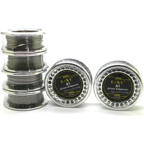 5m/roll 32G+0.3*0.8 Flat Alien Clapton Wire for Rebuildable Heating Wires Coil Tool Alien Clapton Heating Wire
