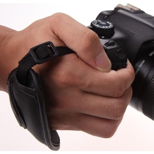PU Leather Hand Strap Camera Wrist Strap Grip For Canon EOS Nikon Sony Olympus SLR DSLR Camera Photography Accessories