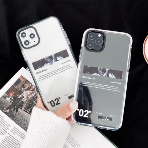 Street Luxury two-color edge soft silicone clear case for iphone 7 8 plus 11 Pro X XS MAX XR fashion art Mona Lisa label cover