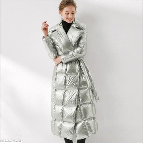 2020 Winter Coat Women Long Down Parka White Duck Down Jacket Warm Thick Jackets Female Hooded Waterproof Outerwear Overcoats