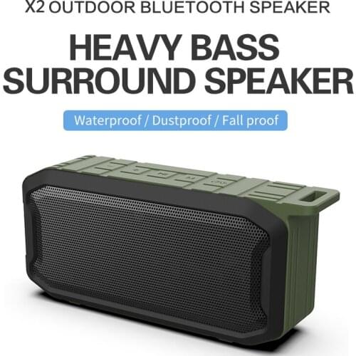 20W IPX7 waterproof outdoor bluetooth speaker portable, with FM radio TWS stereo wireless Boombox TF AUX USB outdoor subwoofer