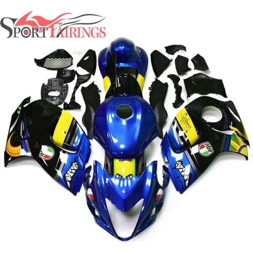Shark Full ABS Fairings For Suzuki GSXR1300 Hayabusa 08 09 10 11 12 13 14 15 2008 - 2016 Motorcycle Fairing Kits Blue Yellow New