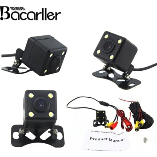 Car rear view camera HD rear view video vehicle camera Backup Reverse Camera 4 LED Night Vision Parking Camera 170 Wide Angle