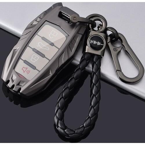 Zinc Alloy Car Remote Key Cover Case Key Shell chain For Great Wall Haval H6 H7 F7X H4 F5 H2S M6plus Car Styling Accessories
