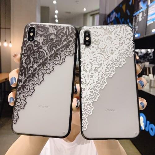 Sexy Relief Lace Pattern 360 Degree Rotation Finger Ring Holder with Soft TPU Phone Case for Samsung Galaxy A10 A20 A30 A40 A50