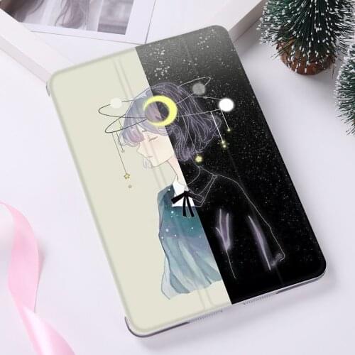Anime Girl Boy For ipad Pro 2020 Case 10.5 Air 3 Mini 5 ipad 7th Generation Case Luxury Funda Pro 11 PC Cover Air 2 12.9 Coque