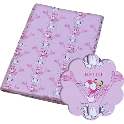 Diy polyester printed fabric patchwork sewing polyester cotton other textile crafts childrens cloth fabric 50 * 140cm/piece