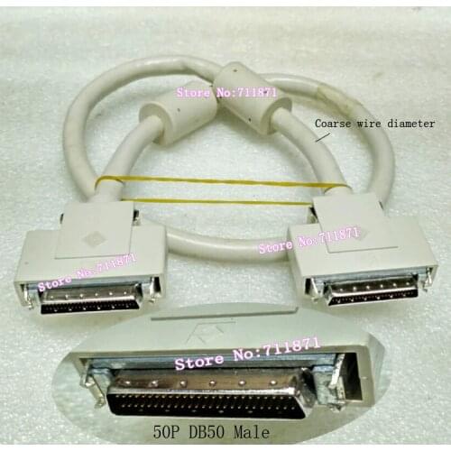 80cm Male to Male DB50 50P SCSI Cable Small Computer System Interface HDD Data Cable CN50 SCSI Line 50P DB50 Hard Disk Data Line