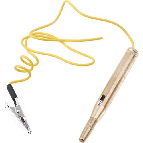Car Electrical Circuit Test Pencil Pure Copper Electric Pen for Circuit Detector Repair Test Pen Car Circuit Tester 6V12V24V